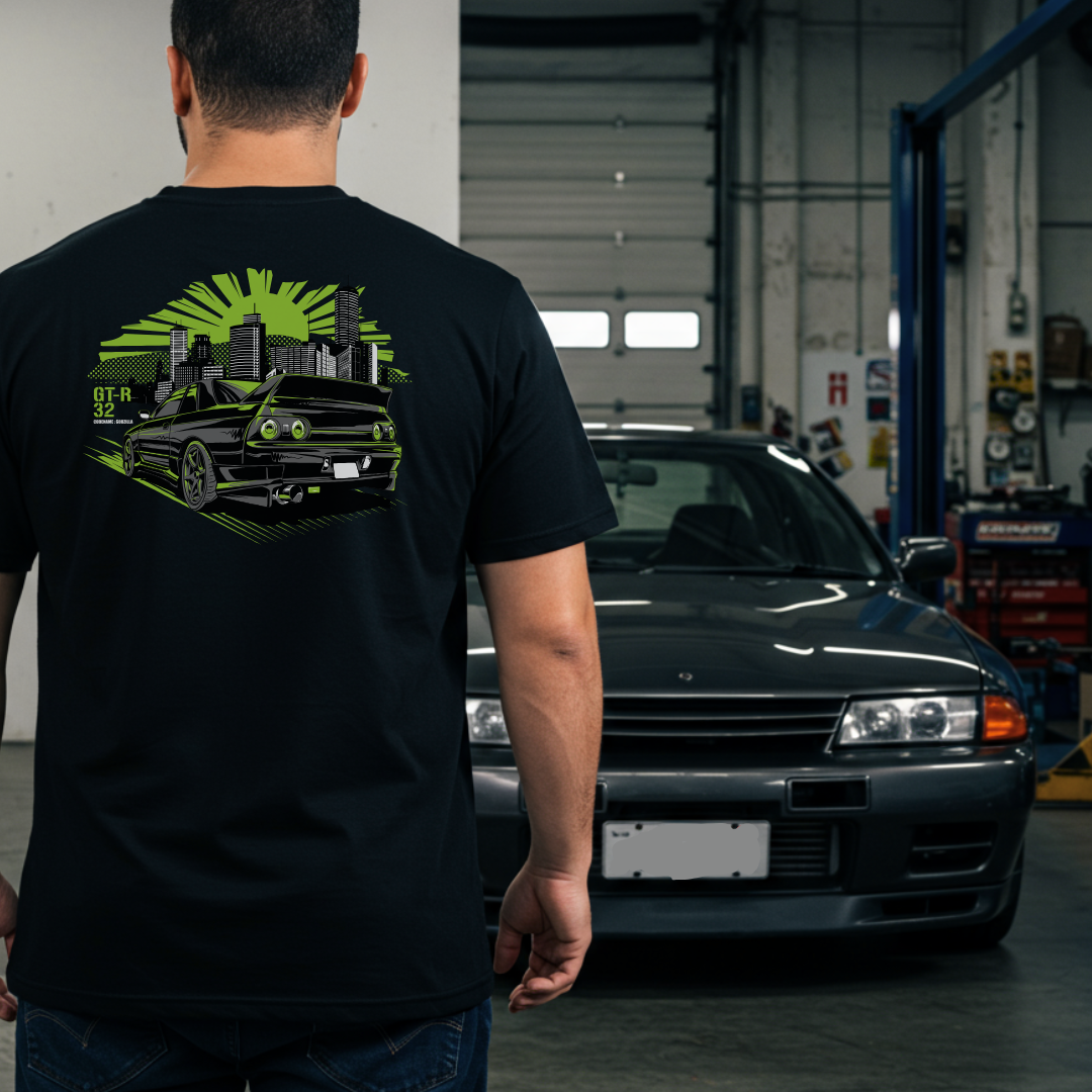 Camiseta Nissan Skyline R32 GodZilla