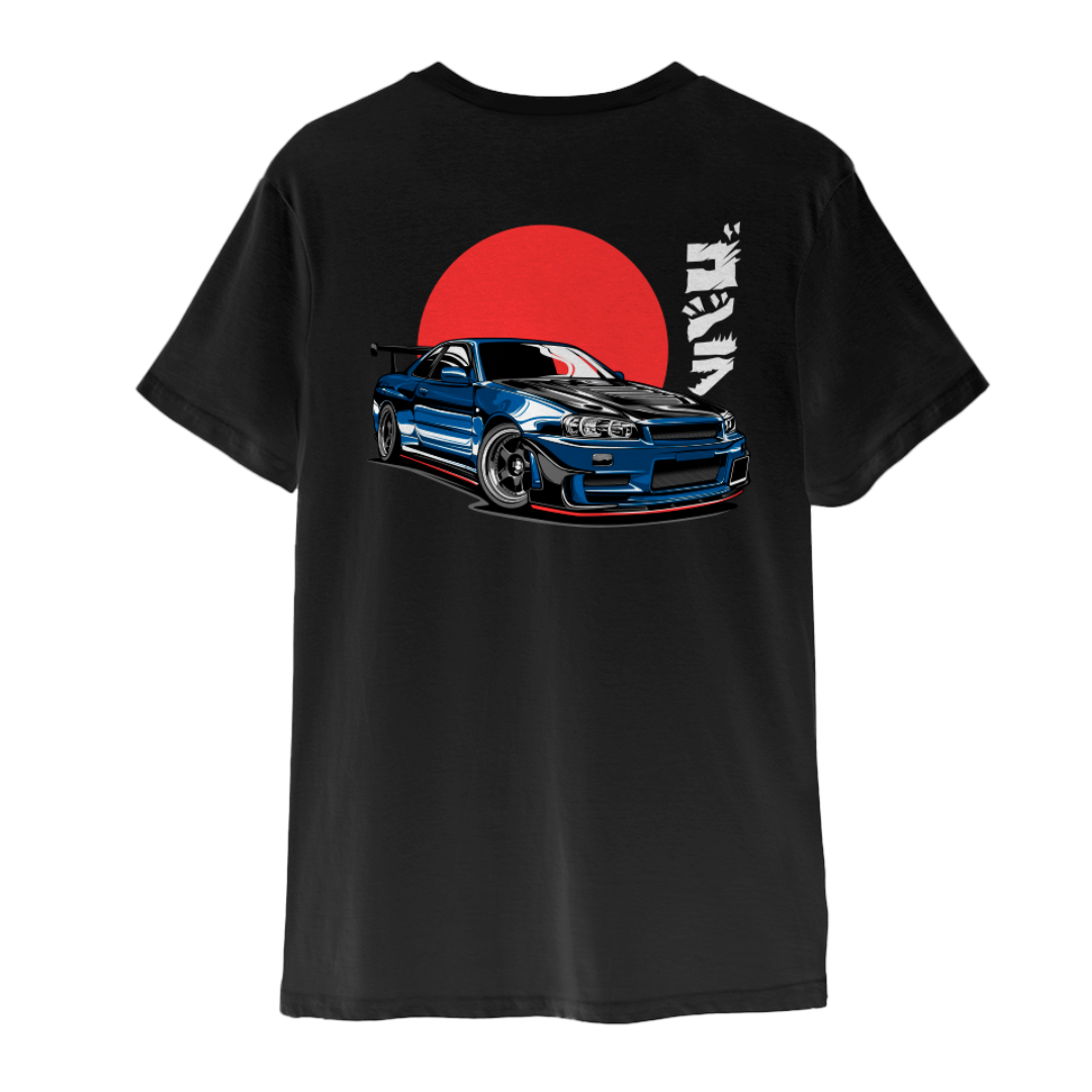 Camiseta 90's Nissan Skyline R34