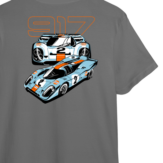Camiseta Porsche 917 Gulf