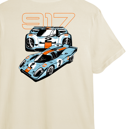 Camiseta Porsche 917 Gulf
