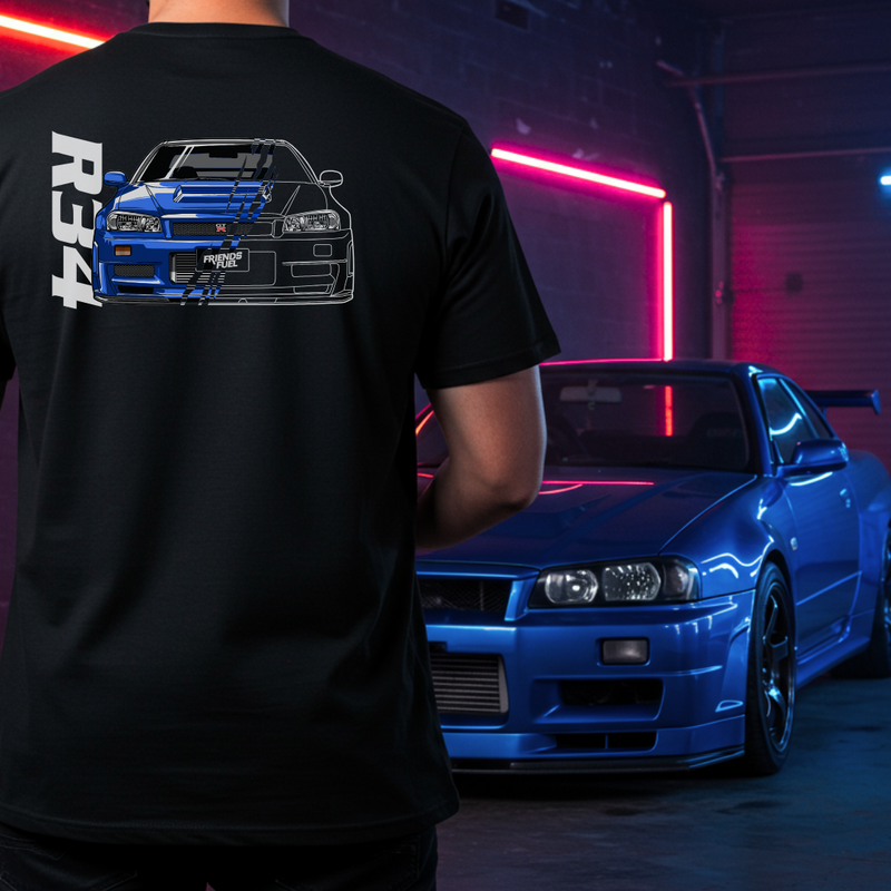 Camiseta Nissan Skyline R34 RB26
