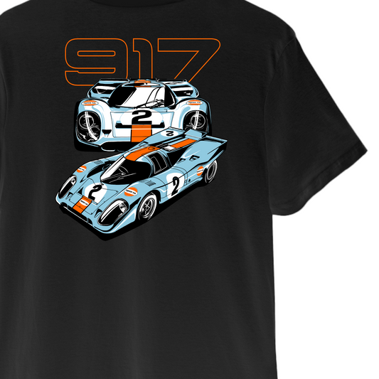 Camiseta Porsche 917 Gulf