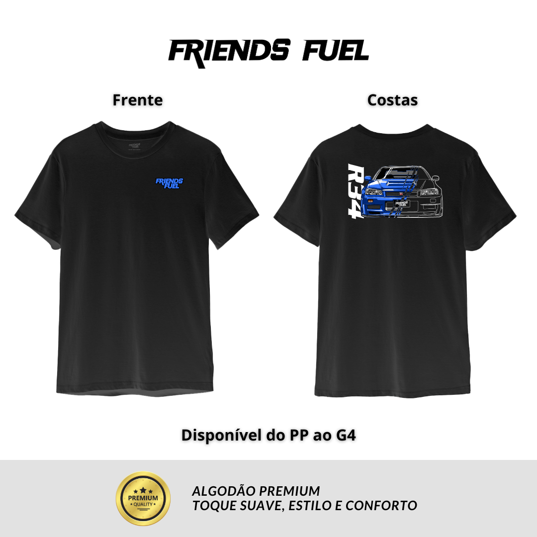 Camiseta Nissan Skyline R34 RB26